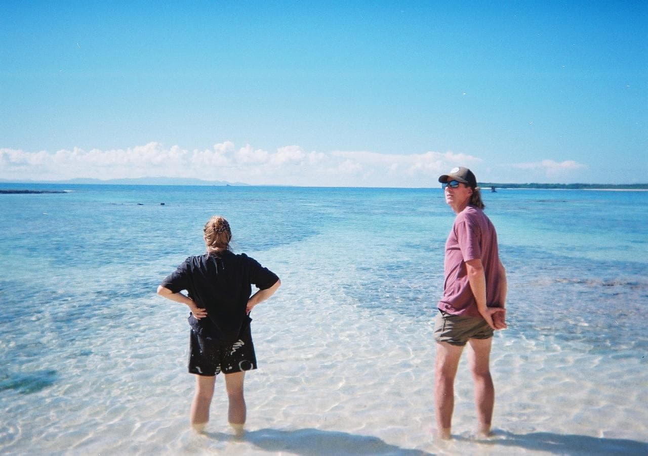 Guests on Island hopping tour in Okinawa