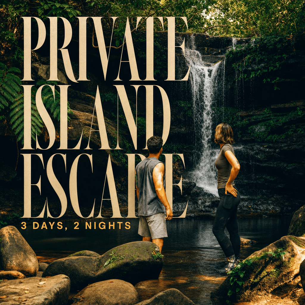 AI-generated mini cover for Private Island Escape — 3 Days, 2 Nights